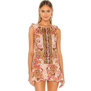 Free People Summer in Tulum Linen Tunic M.